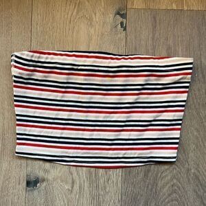 Lovers + Friends Women's Multicolor Striped Tube Top Size Small